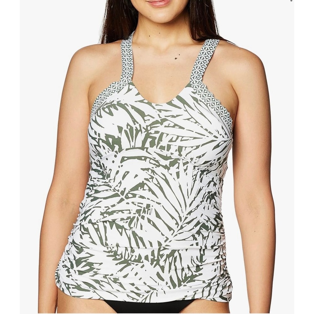 Anne‎ Cole Tankini Swimsuit TOP Sz L swimwear swim